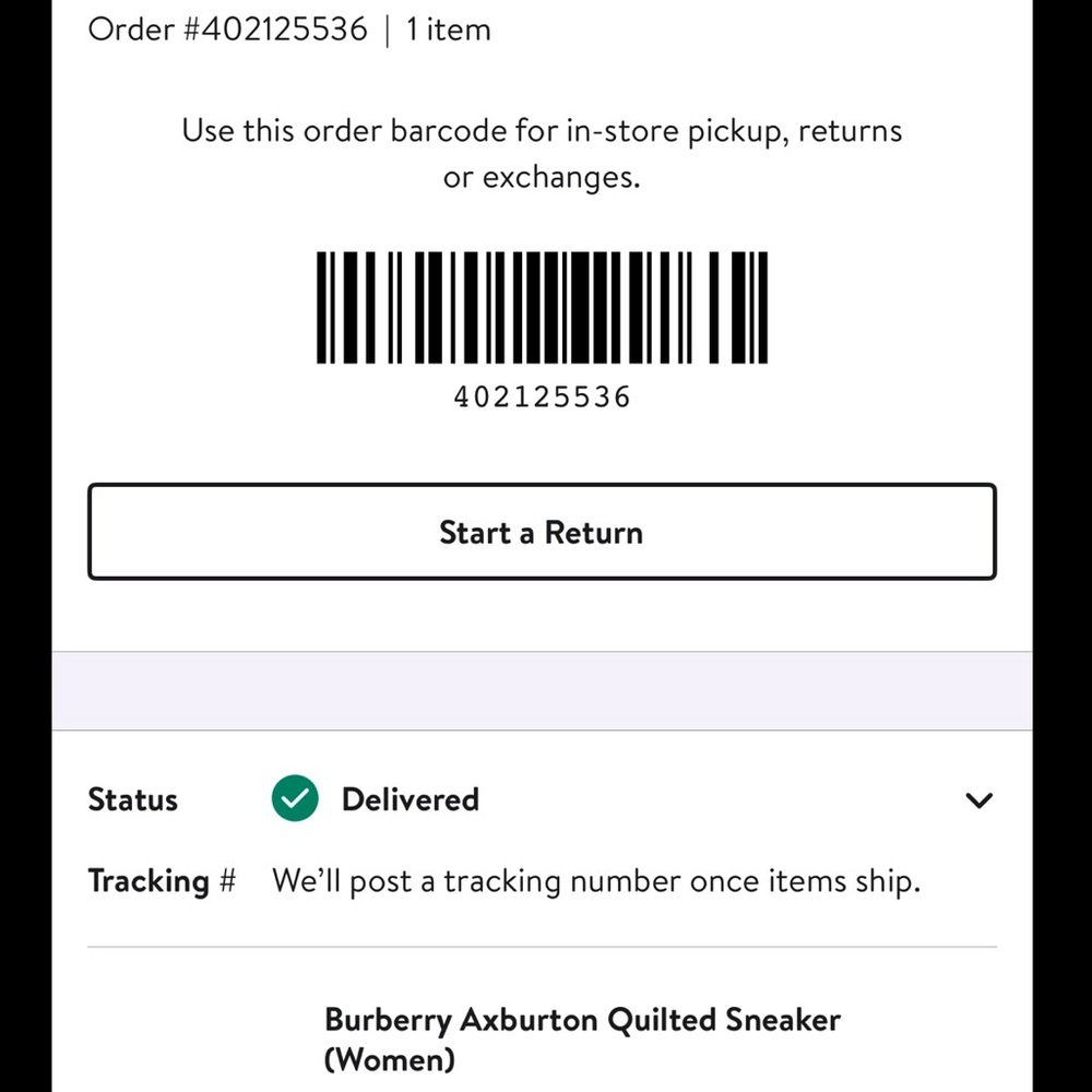 Burberry Axburton Quilted Sneaker (Women) - Picture 2 of 2